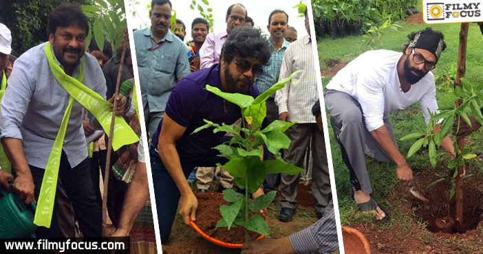 హరిత హారానికి తరలి వచ్చిన సినీలోకం..!!