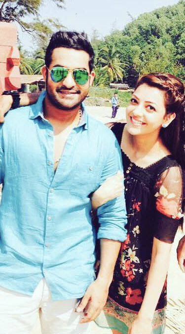 28-kajal-with-jr-ntr-during-temper-movie-shoot