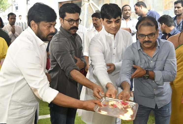 chiranjeevi-koratala-siva-ram-charan-movie-launch