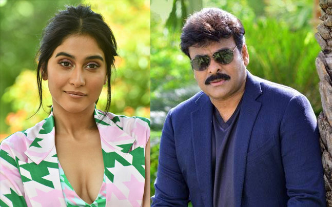 Regina Cassandra With Chiranjeevi