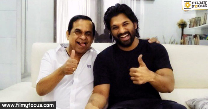 Brahmanandam With Allu Arjun