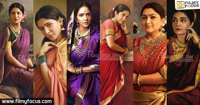 7 South Indian Heroines Recreated Raja Ravi Varma's Paintings1