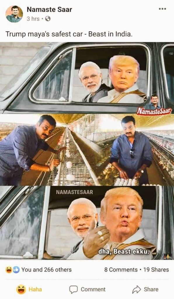 Funny Memes on Bandla Ganesh and Donald Trump3