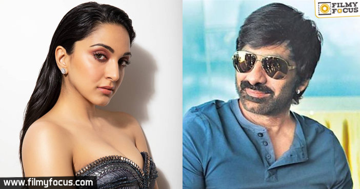 Kiara Advani with Ravi Teja