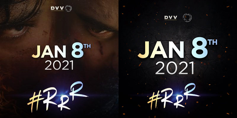 RRR Movie Release Date Poster