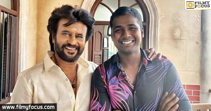 Rahul Sipligunj with Rajinikanth