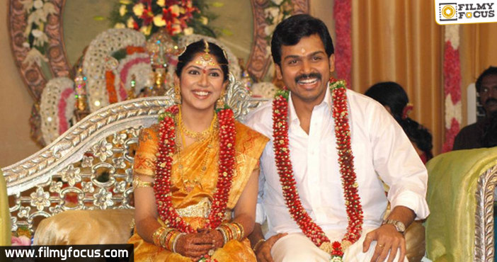6-Hero Karthi With His Wife Ranjini Chinnaswamy
