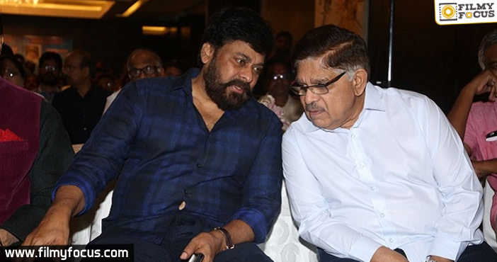 Allu Aravind with Chiranjeevi