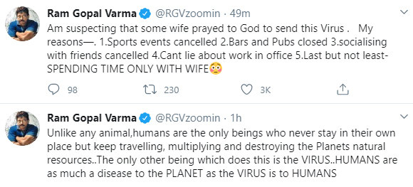 Ram Gopal Varma about coronavirus2