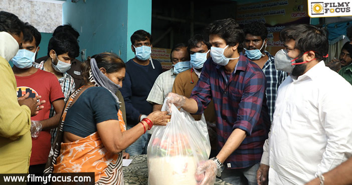 సినీ కార్మికులకు జార్జిరెడ్డి టీం సాయం!