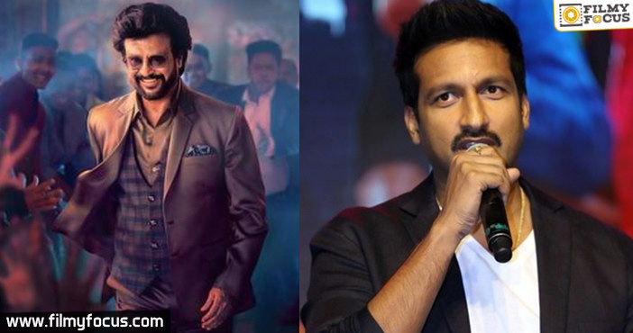 Gopichand rejects Rajinikanth's film1