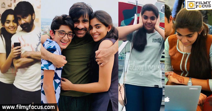 Ravi Teja spending a quality time with family1