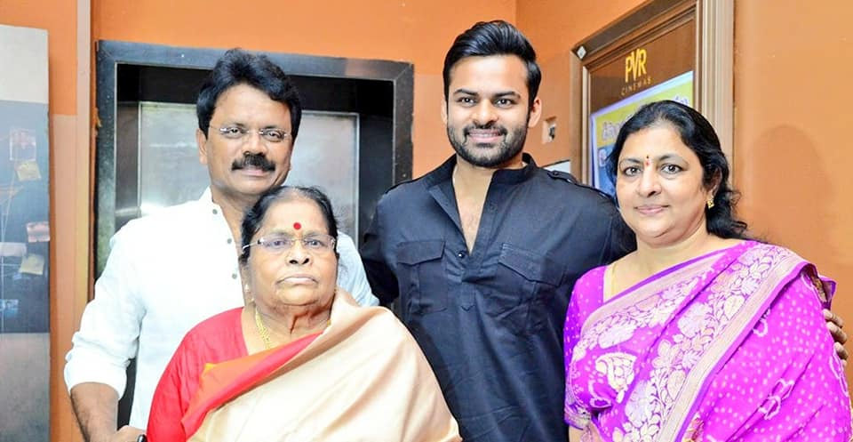 Sai Dharam Tej Family Pics1