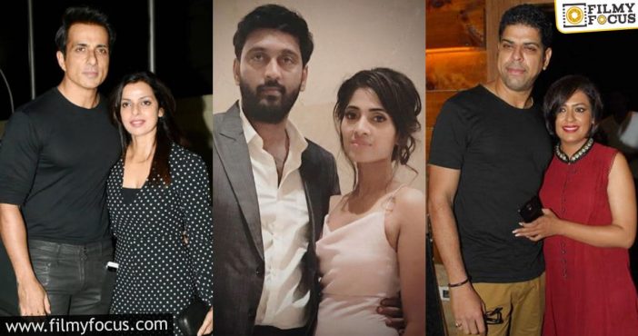 10 Tollywood villains with their wives