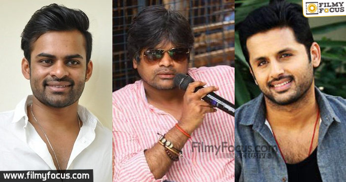 Harish Shankar with Nithin and Sai Dharam Tej1