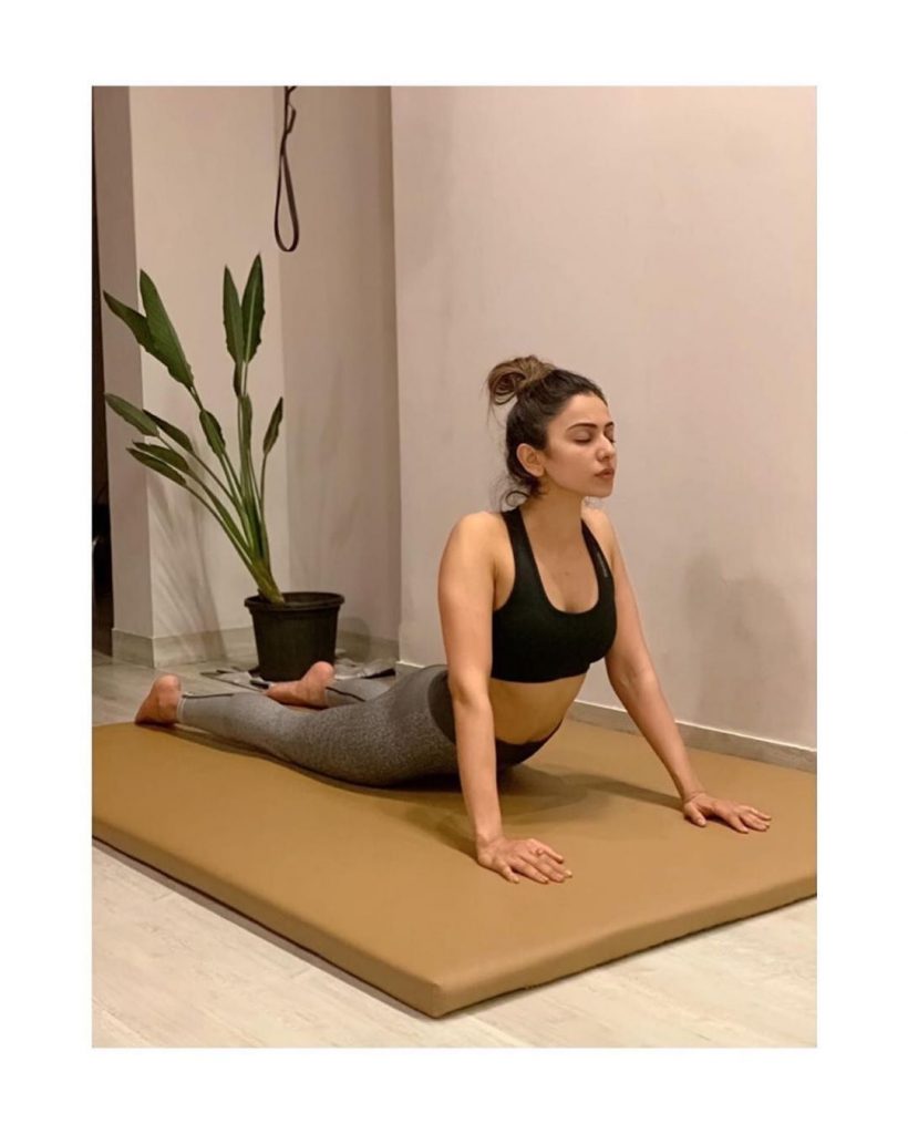 Rakul Preet yoga lessons is all about life balance6