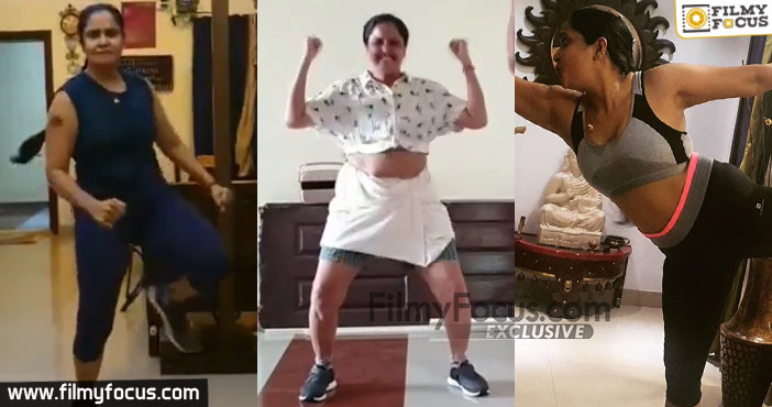 Actress Pragathi mass dance videos1