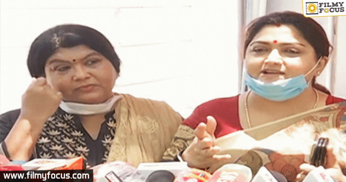 Kushboo says sorry to media