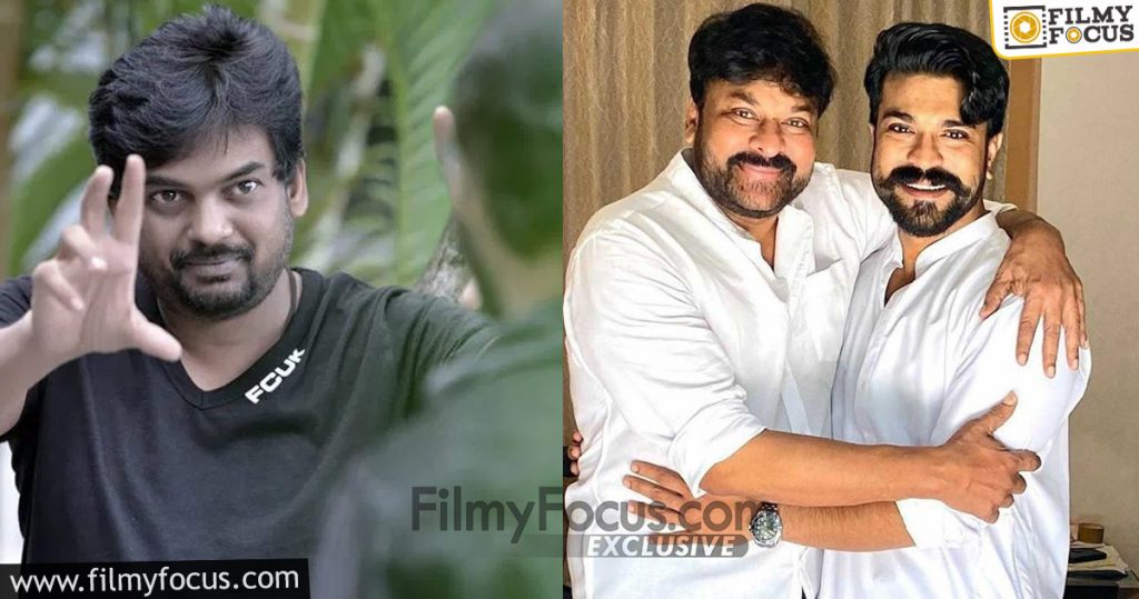 Puri Jagannadh with Ram Charan Chiranjeevi1