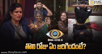 Bigg Boss 4 Telugu Day 1 Highlights