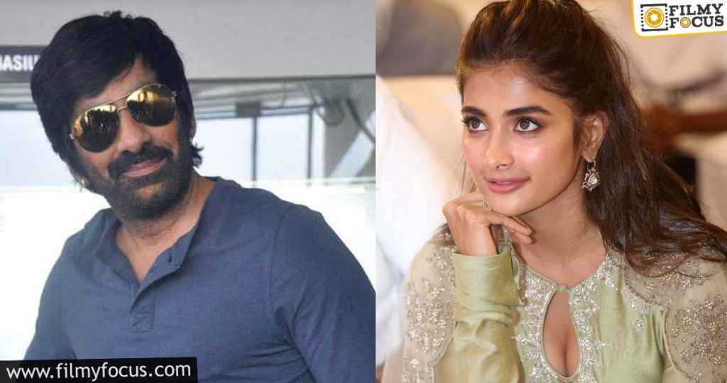 Pooja Hegde To Romance With Ravi Teja1