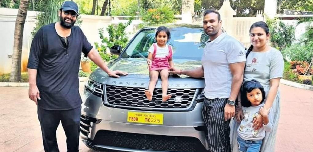 Prabhas gifts Range Rover to his fitness trainer