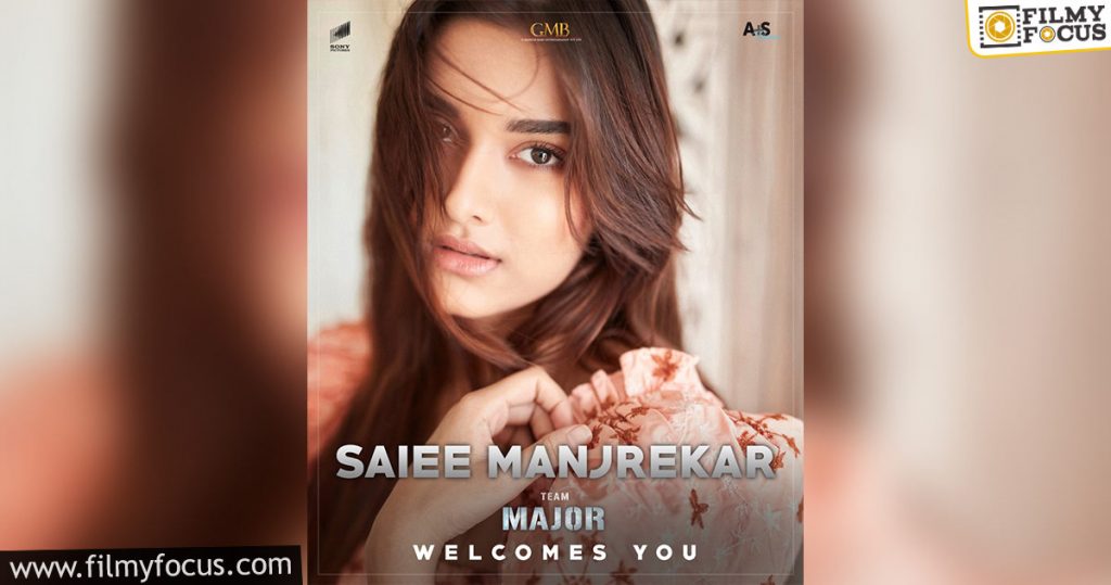 Saiee M Manjrekar has been roped in to play an important role in Major movie