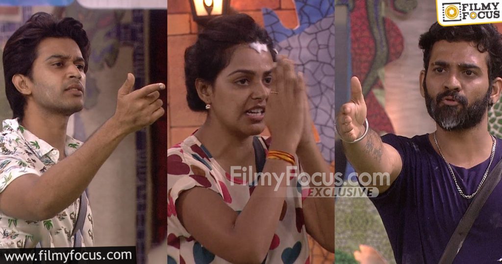 Bigg Boss Telugu 4 Abijeet vs Monal vs Akhil 1