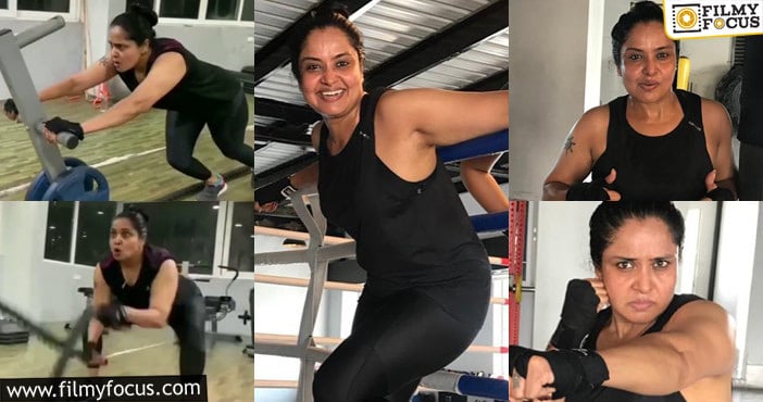 Actress Pragathi GYM workout videos going viral