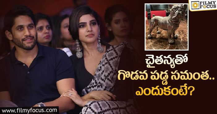 చై సామ్ ఆ విషయంలో గొడవ పడ్డారా..?