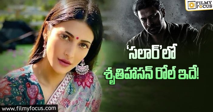 Shruti Haasan: కథను మలుపు తిప్పే పాత్రలో శృతి!