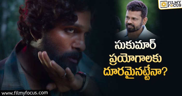 Sukumar: బన్నీ లుక్ ను కావాలనే దాచేశారా..?