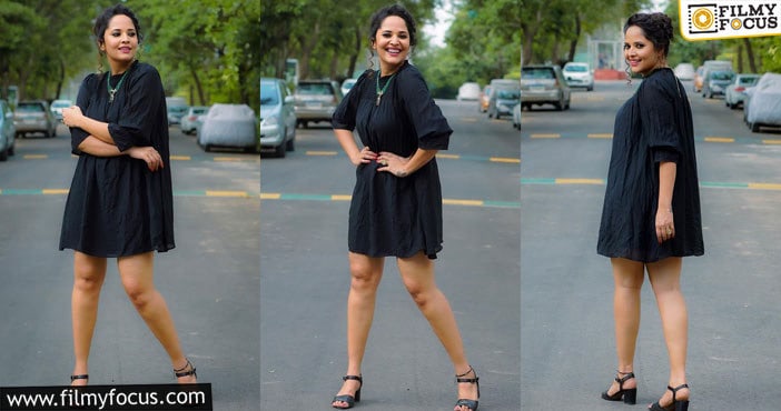 Anasuya: పొట్టి డ్రెస్ లో యాంకర్ అనసూయ.. వైరల్ అవుతున్న లేటెస్ట్ పిక్స్..!