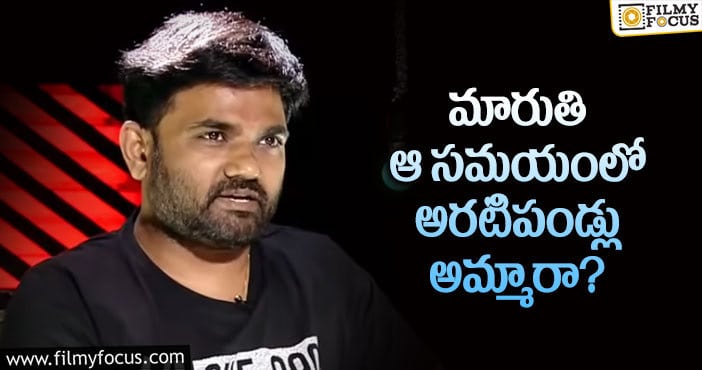 Director Maruthi: దర్శకుడు మారుతి అన్ని కష్టాలు పడ్డారా..?