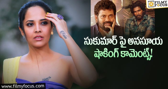 Anasuya: పుష్ప రోల్ పై అనసూయ ఏమన్నారంటే?