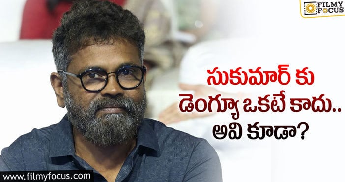 Director Sukumar: ‘పుష్ప’ టీం ఓకే సుకుమార్ ఇంకా కోలుకోలేదట..!