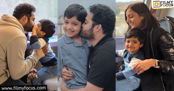 Jr NTR Family: వెకేషన్లో పిల్లలతో ఆడుకుంటున్న ఎన్టీఆర్.. ఫోటోలు వైరల్..!