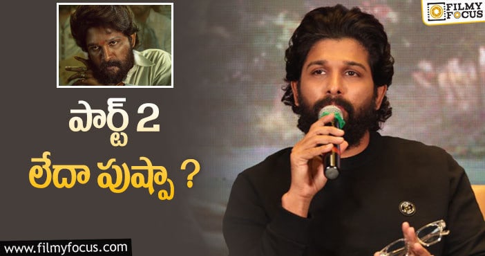 Allu Arjun: పుష్ప పార్ట్ 2 విషయంలో బన్నీ నిర్ణయమిదేనా?