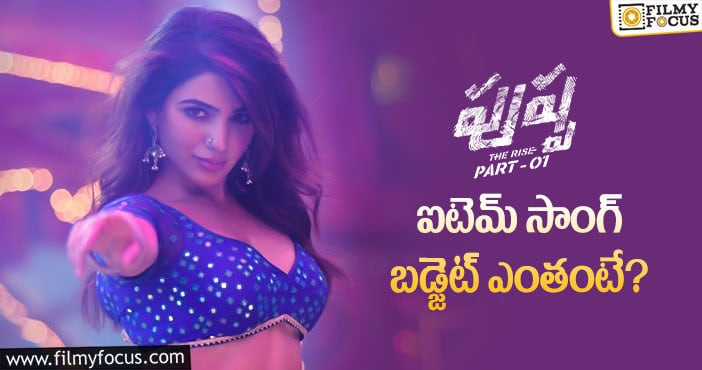 Samantha Song: పుష్పలో ఐటెమ్ సాంగ్ బడ్జెట్ ఎంతంటే?