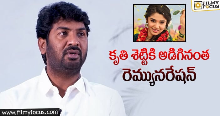 Krithi Shetty Remuneration: కృతి శెట్టి పారితోషికంపై బంగార్రాజు డైరెక్టర్ కామెంట్!