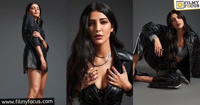 Shruti Haasan: బ్లాక్ డ్రెస్ లో శృతీ హాసన్ గ్లామర్ రచ్చ ఫోటోలు వైరల్..!