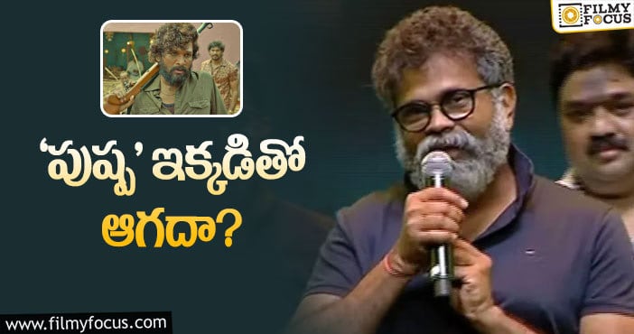 Sukumar: ‘పుష్ప’రాజ్‌ విషయంలో సుకుమార్‌ డేర్‌ స్టెప్‌!