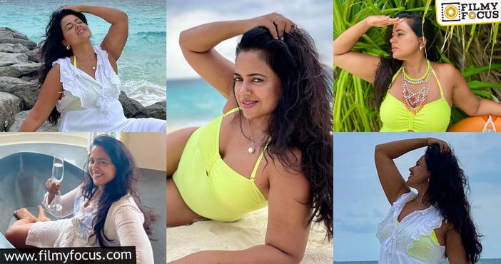 Sameera Reddy: బీచ్ లో బికినీతో ఎంజాయ్ చేస్తున్న సమీరా రెడ్డి.. వైరలవుతున్న ఫోటోలు..!