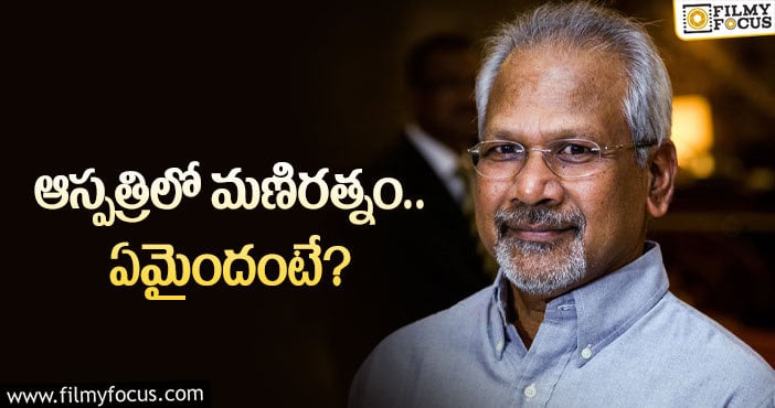 Mani Ratnam: సినిమా పరిశ్రమలో డేంజర్‌ బెల్స్‌ వినిపిస్తున్నాయా?