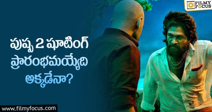 Pushpa 2 Movie: పుష్ప2 సినిమాపై లేటెస్ట్ అప్డేట్.. సినిమా మొదలయ్యేది అక్కడే?