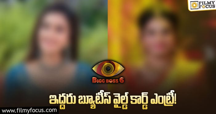 Bigg Boss Telugu6: ఈసారి వైల్డ్ కార్డ్ ఎంట్రీ దద్దరిల్లిపోవాల్సిందే…! ఎవరు రాబోతున్నారంటే.?