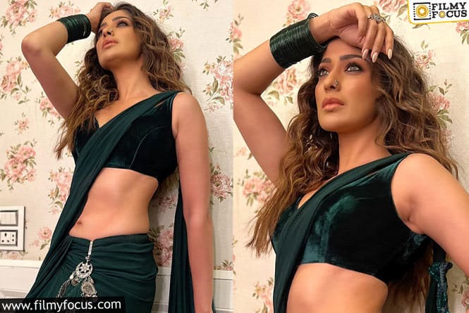 Raai Laxmi: శారీలో సెగలు రేపుతున్న రాయ్ లక్ష్మీ.. వైరల్ అవుతున్న ఫోటోలు..