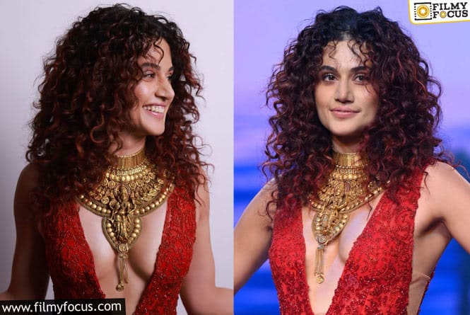 Taapsee: ఇంకేం దాచావ్ తాప్సీ.. నెక్స్ట్ లెవెల్ క్లీవేజ్ షో తో రచ్చ చేస్తున్న తాప్సీ !