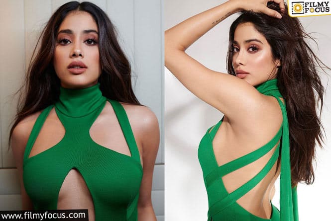 Janhvi Kapoor: కుర్రకారుని మతిపోగోడుతున్న జాన్వీ కపూర్.. గ్రీన్ డ్రెస్ లో ఉన్న ఫోటోలు హల్ చల్!