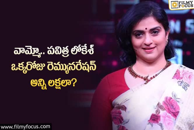 Pavitra Lokesh: వామ్మో.. పవిత్ర లోకేశ్ ఏకంగా అంత పారితోషికం తీసుకుంటున్నారా?